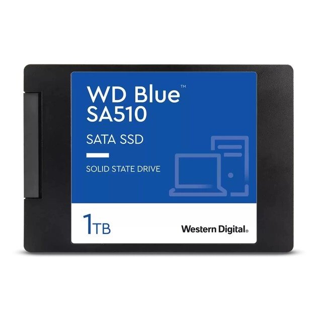 SSD накопитель 2.5" 1TB WD Blue SA510 3D TLC 560/510Mb/s (WDS100T3B0A) від компанії da1 - фото 1