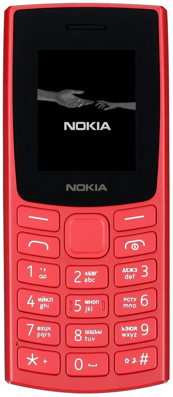 Телефон кнопковий Nokia 105 DS 2023 TA-1557 червоний від компанії da1 - фото 1