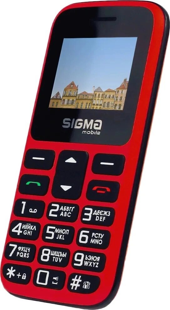 Телефон кнопковий Sigma Mobile Comfort 50 HIT червоний від компанії da1 - фото 1