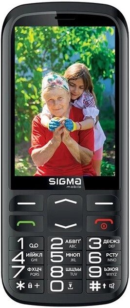 Телефон Sigma Comfort 50 CF211 OPTIMA Type-C чорний від компанії da1 - фото 1