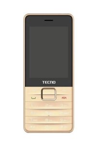 Телефон TECNO T454 Dual SIM 2-симковий кнопковий золотистий