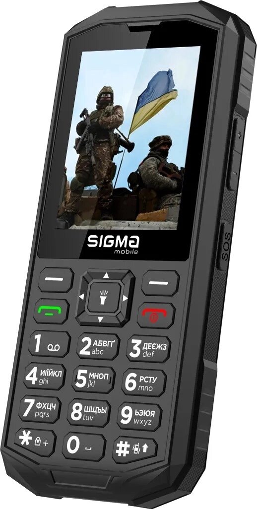 Телефон захищений Sigma X-treme PA68 чорний від компанії da1 - фото 1