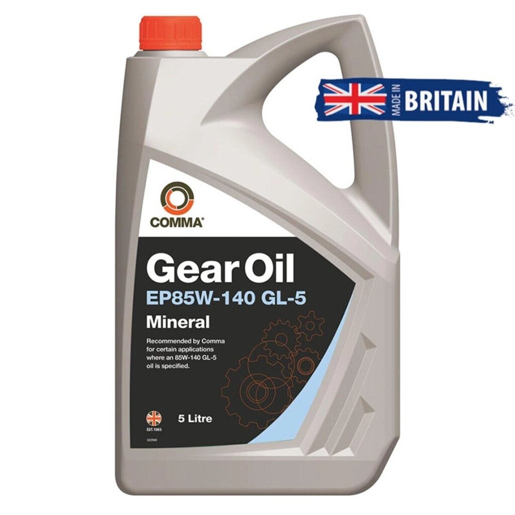 Трансмісійна олива Comma EP85W-140 GEAR OIL 5 л від компанії da1 - фото 1