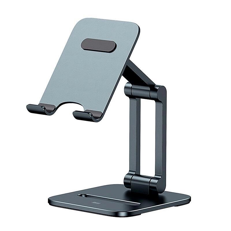 Тримач Baseus Desktop Biaxial Foldable Metal Stand (for Phones 7") (LUSZ000013) від компанії da1 - фото 1