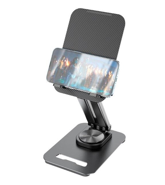 Тримач HOCO PH48 Fun dual axis 360 rotating tablet desktop holder від компанії da1 - фото 1