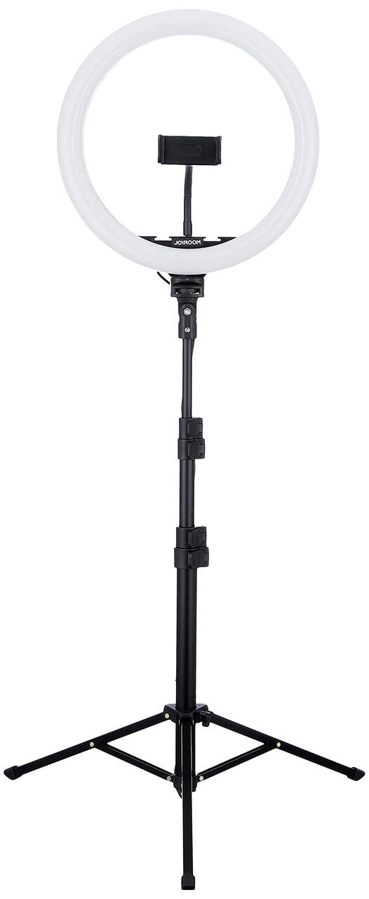 Тримач трипод з лампою кільцев 12" JOYROOM Fill light live holder JR-ZS228 AKL03 12" від компанії da1 - фото 1