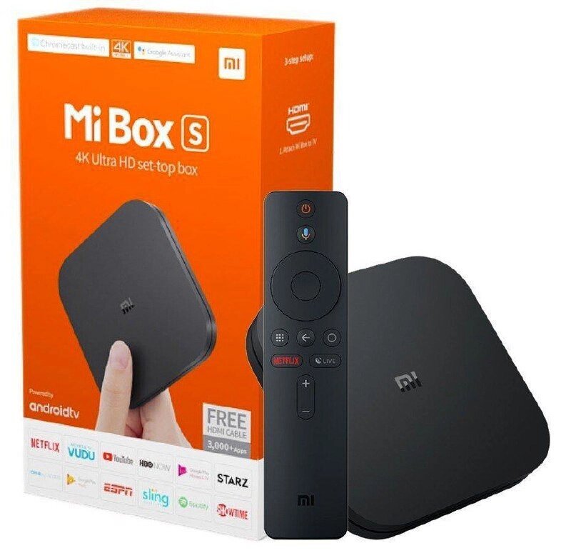 ТВ-приставка Xiaomi Mi Box S (4K 2/8Gb) 4th Gen Global (MDZ-22-AB, PFJ4086EU) від компанії da1 - фото 1