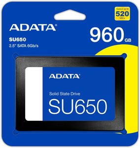 Твердотільний накопичувач 960Gb SSD Adata Ultimate SU650