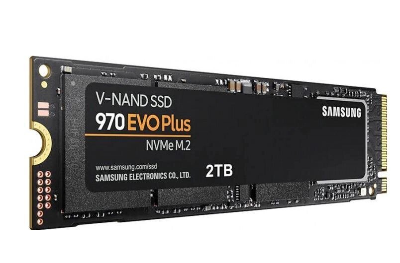 Твердотільний накопичувач SSD 2Tb Samsung 970 Evo Plus PCI-E 3.0 x 4 M. 2 2280 MLC 3-bit (MZ-V7S2T0B) від компанії da1 - фото 1