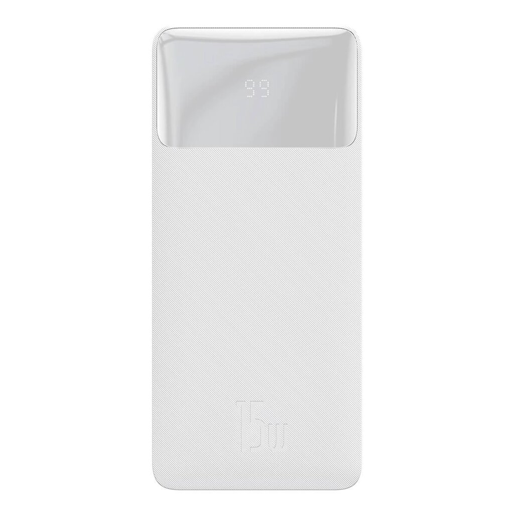 УМБ BASEUS Bipow Digital Display Power bank 10000 mAh 15 W (PPDML-I02) біла від компанії da1 - фото 1