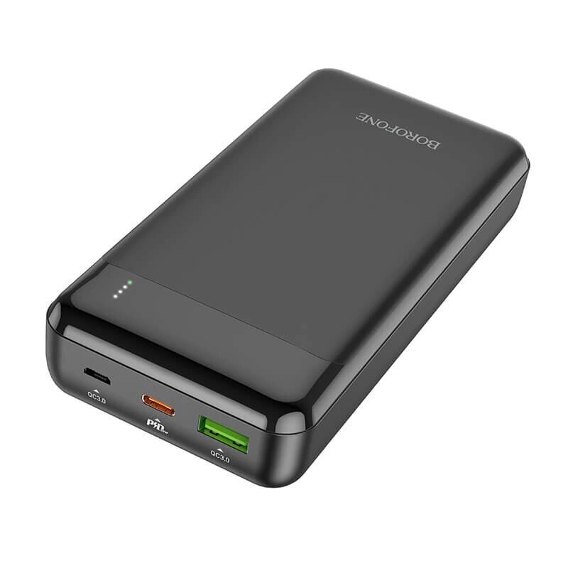 УМБ BOROFONE Incredible power bank BJ19A 20000mAh |1USB/1Type-C, 20W/3A, PD/QC| від компанії da1 - фото 1