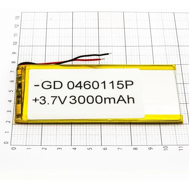 Універсальний акумулятор Polymer battery 60*12*04 мм 3500mAh від компанії da1 - фото 1