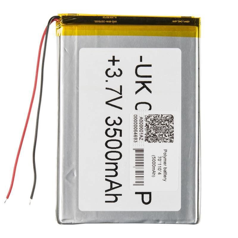 Універсальний акумулятор Polymer battery 70*110*4 5000mAh від компанії da1 - фото 1