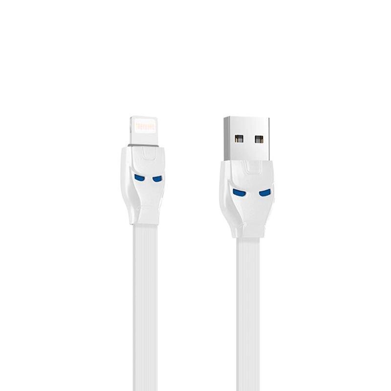 Usb Cable Hoco U14 Iron Man iPhone 6 White 1.2m від компанії da1 - фото 1