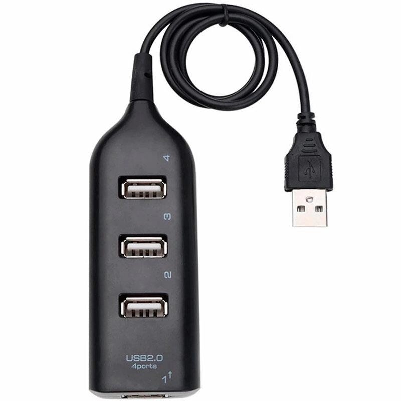 USB-хаб-розгалужувач HUB XD4 (4 порти USB 2.0) від компанії da1 - фото 1