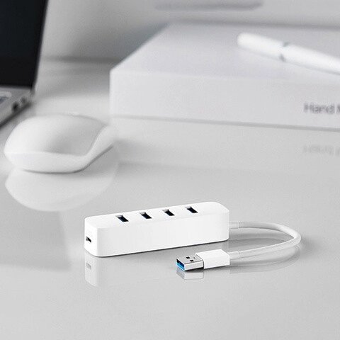 USB-хаб Xiaomi 4xUSB 3.0 USB-C Splitter XMFXQ01QM (JGQ4007CN) від компанії da1 - фото 1