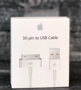 USB-кабель Foxconn для iPhone 4 4s — iPad 1 2 3 (Apple 30-Pin) білий