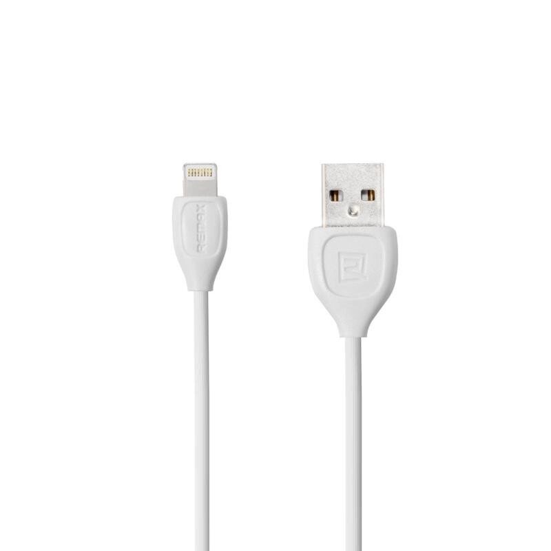 USB-кабель лайтінг Remax Lesu RC-050i для iPhone 5 6 7 8 X White 1m від компанії da1 - фото 1