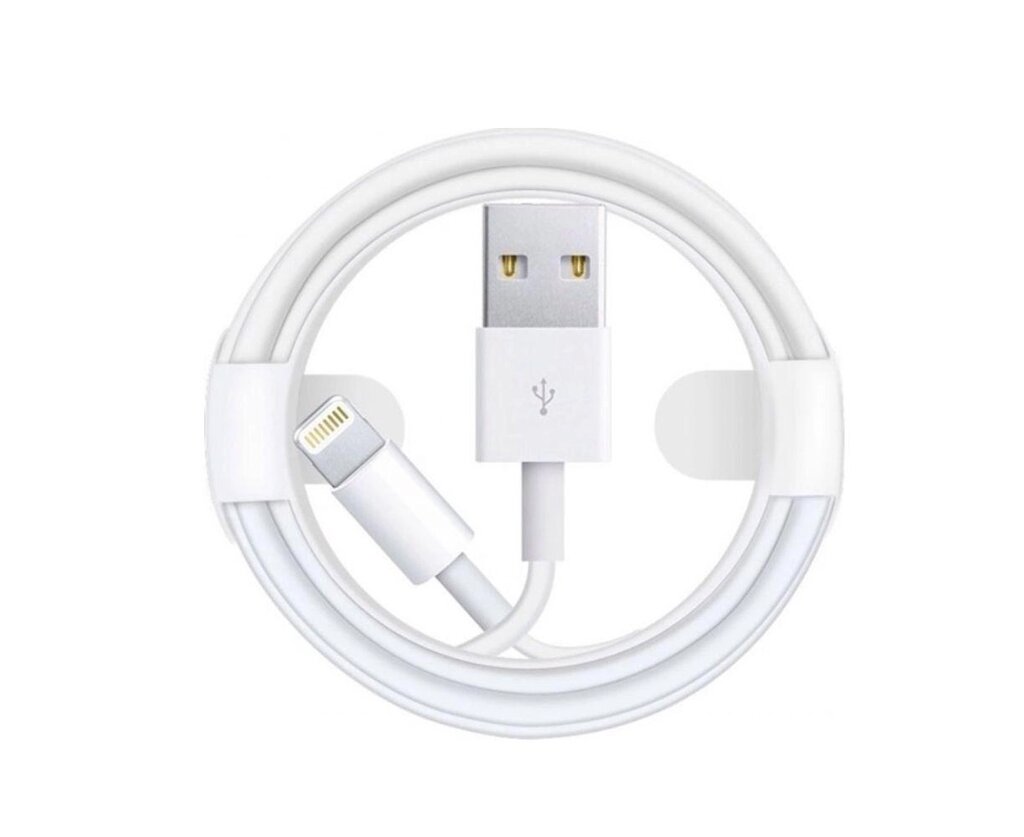 USB-кабель Onyx Lightning для iPhone 5 6 7 1m білий від компанії da1 - фото 1