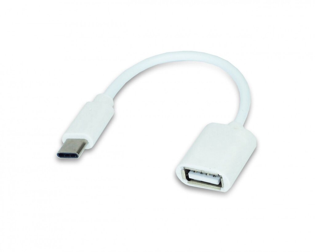 Usb перехідник Otg Type-C білий від компанії da1 - фото 1