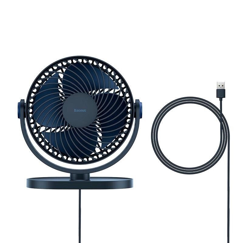 Вентилятор USB переносний BASEUS Serenity Desktop Fan 3 W (ACYY000002) від компанії da1 - фото 1