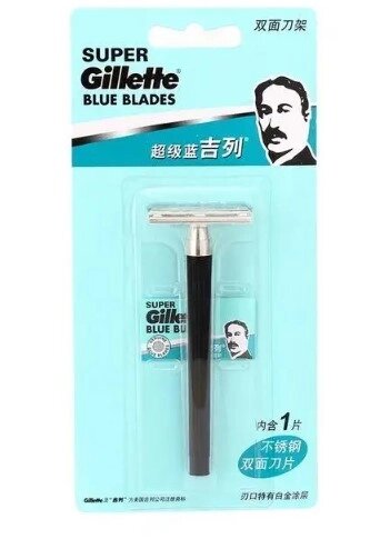 Верстат для гоління Т-подібний Gillette Blue Blades від компанії da1 - фото 1