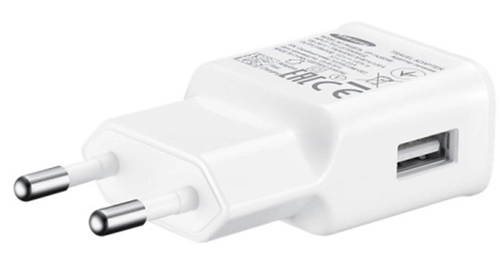 Віддалений адаптатор живлення Samsung Fast Charger на 1 Usb вхід 2.1A Usb-micro Usb кабель від компанії da1 - фото 1