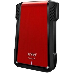 Зовнішня кишеня для жорстких і сд дисків 2.5 — A-DATA EX500 USB3.1 червоний