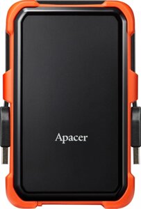 Зовнішній USB жорсткий диск 2.5" 1 TB APACER USB3.1 AC630 AP1TBAC630T-1 чорно-жовтогарячий