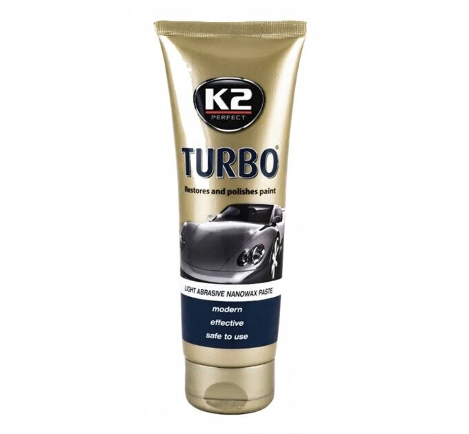 Воскова паста для полірування K2 Perfect Turbo EK004 (відновлення блиску) 230 грамів від компанії da1 - фото 1