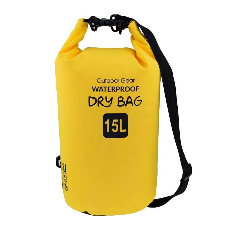 Waterproof Bag 15L Yellow від компанії da1 - фото 1