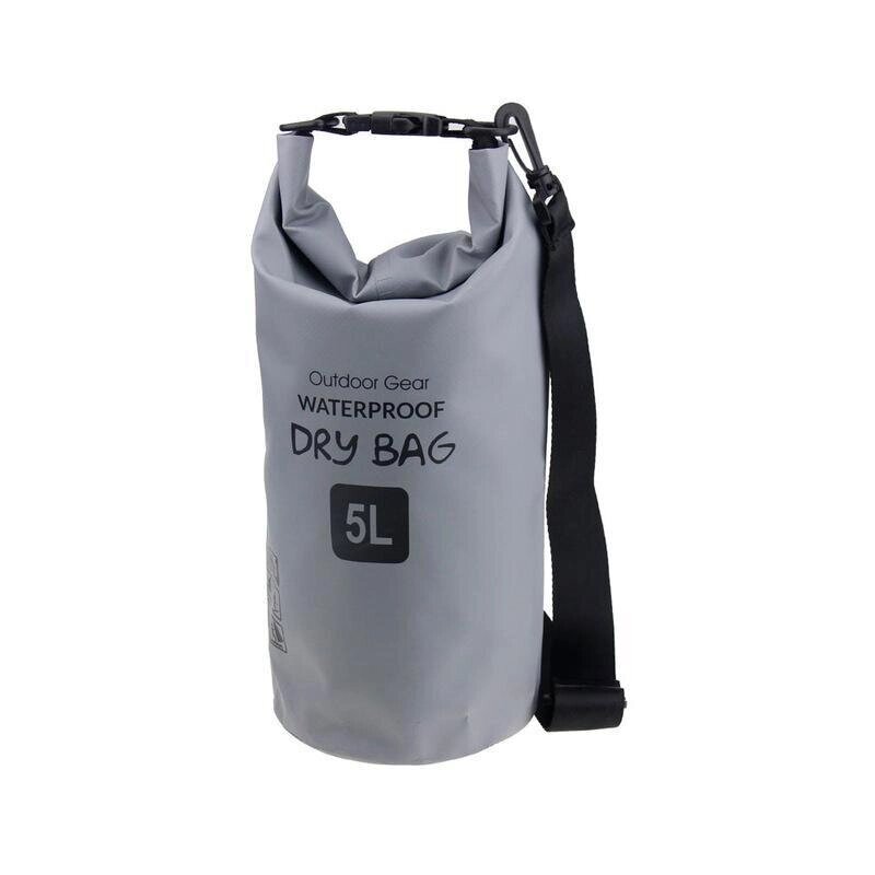 Waterproof Bag 5L Grey від компанії da1 - фото 1