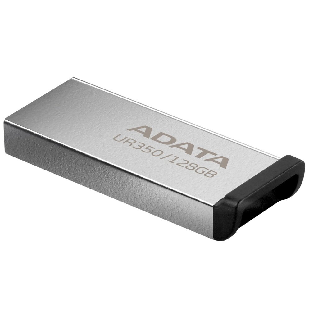 Юсб флешнакопичувач металевий A-DATA UR 350 128Gb USB 3.2 сріблясто чорний від компанії da1 - фото 1