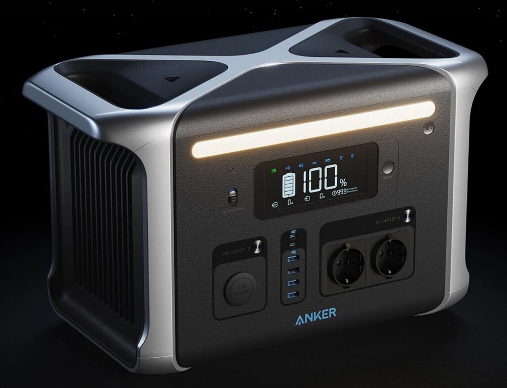 Зарядна станція Anker 757 PowerHouse 1500W (1229 Вт/год) від компанії da1 - фото 1