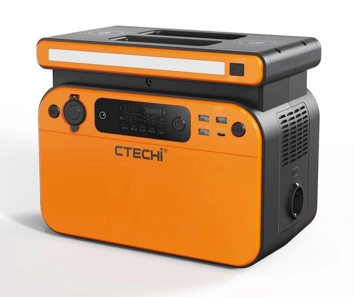 Зарядна станція CTECHi GT500 Portable Power Station 500 W 518Wh від компанії da1 - фото 1