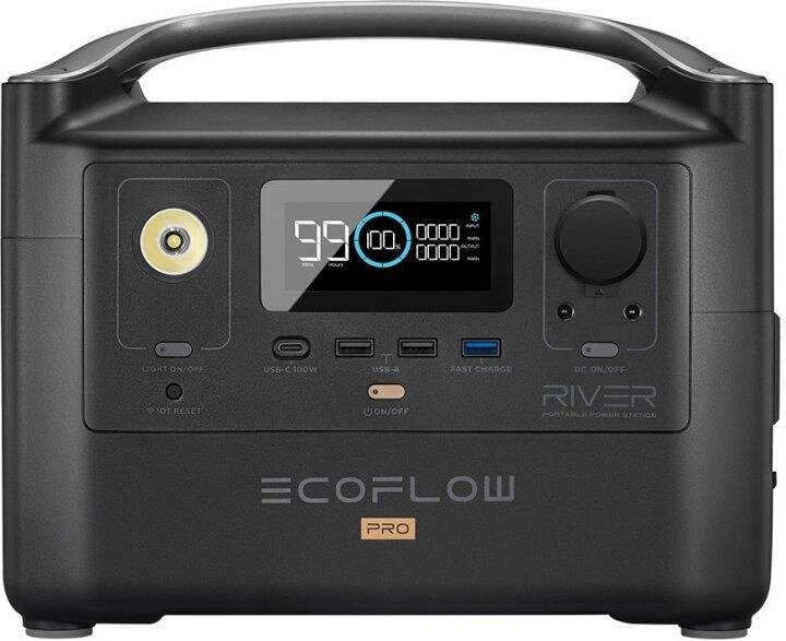 Зарядна станція EcoFlow RIVER Pro (EFRIVER600PRO) 720 Wh від компанії da1 - фото 1