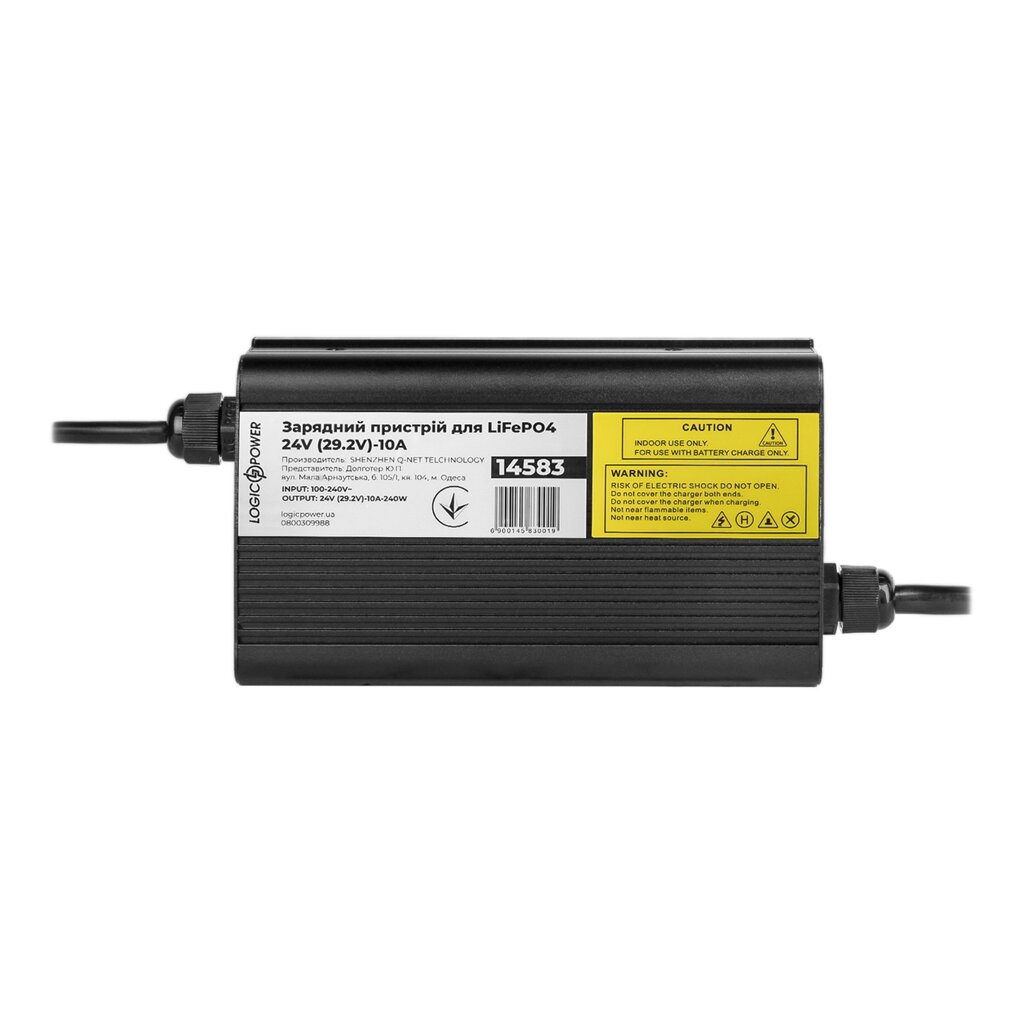 Зарядний пристрій для акумуляторів LiFePO4 24V (29.2V)-10A-240W від компанії da1 - фото 1