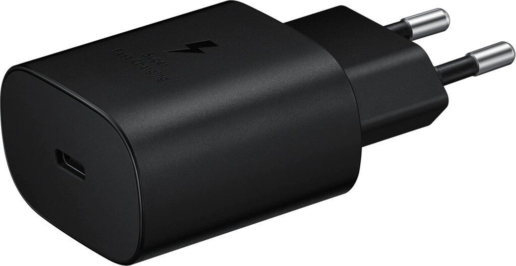 Зарядний пристрій Samsung 25W EP-TA800NBEGRU Travel Adapter (w/o cable) black від компанії da1 - фото 1