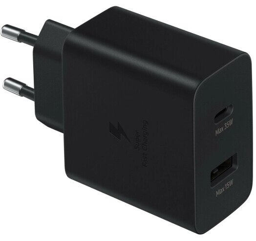 Зарядний пристрій Samsung 35 W Wall Charger Duo (EP-TA220NBEGRU) чорний від компанії da1 - фото 1