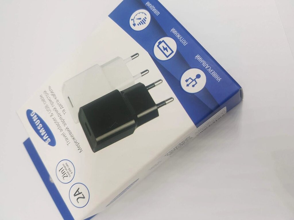 Зарядний пристрій Samsung microUSB 2a блок живлення s90 від компанії da1 - фото 1