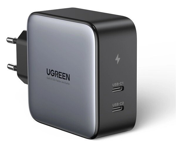 Зарядний пристрій UGREEN CD254 100 W Smart Charger євровилка (50327) від компанії da1 - фото 1