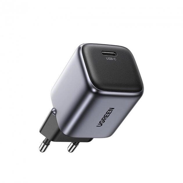 Зарядний пристрій Ugreen CD318 GaN Desktop Charger 1*USB-C 20 W (90664) євровилка від компанії da1 - фото 1