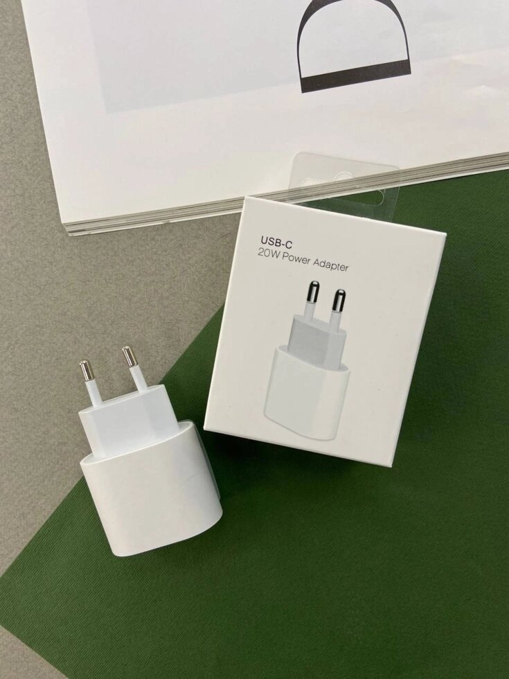 Зарядний пристрій USB-C Power Adapter 20 W in Box від компанії da1 - фото 1