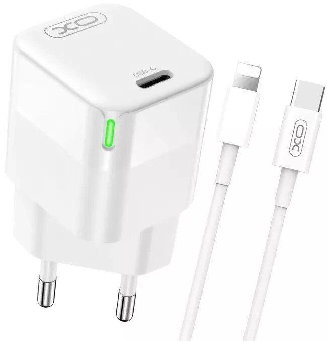 Зарядний пристрій XO CE06 30w блок і кабель USB-C — iPhone від компанії da1 - фото 1