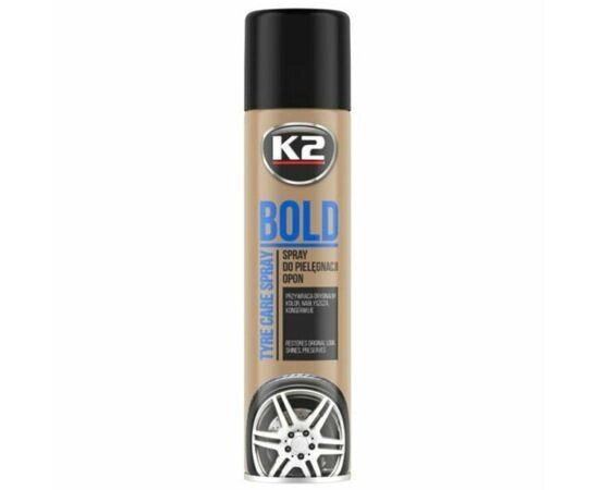 Засіб догляду за шинами (аерозоль) k2 BOLD SPRAY 600 мл від компанії da1 - фото 1