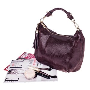 Жіноча сумка Realer P112 коричнева