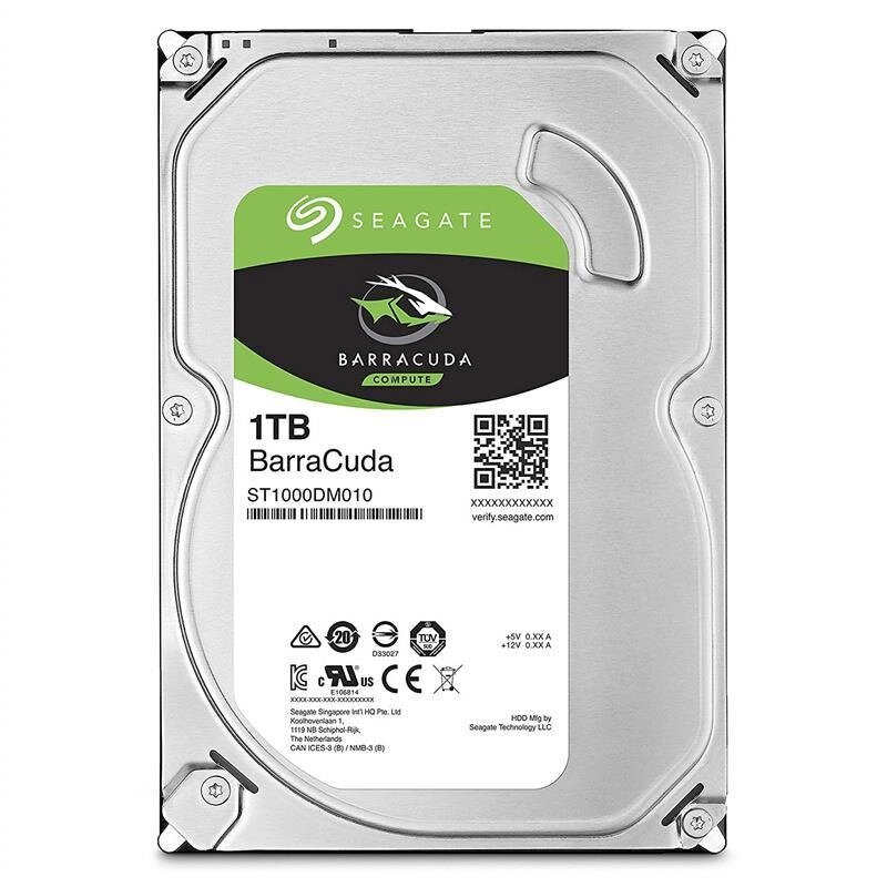 Жесткий диск 1 ТБ Seagate BarraCuda накопитель HDD 3.5 7200rpm 64MB (ST1000DM010) від компанії da1 - фото 1