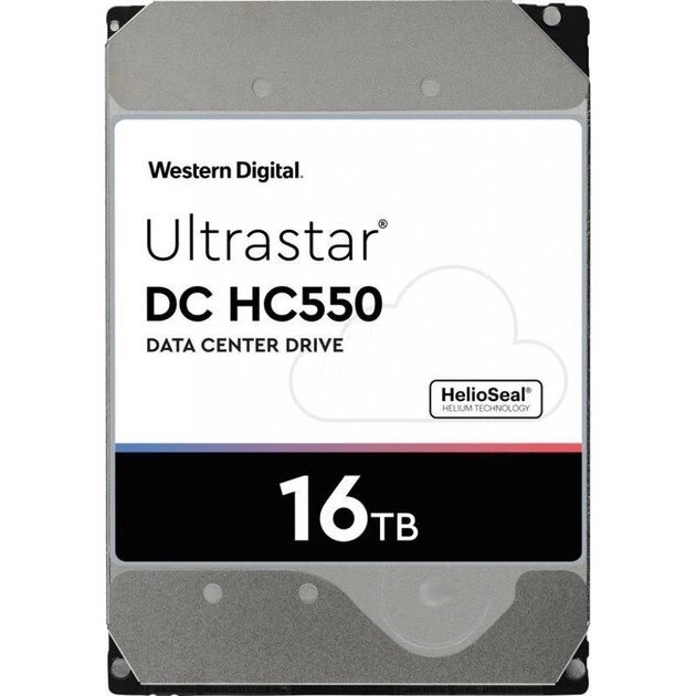 Жесткий диск 16 TB WD Ultrastar DC HC550 7200rpm 512MB 3.5" SATA (0F38462) від компанії da1 - фото 1