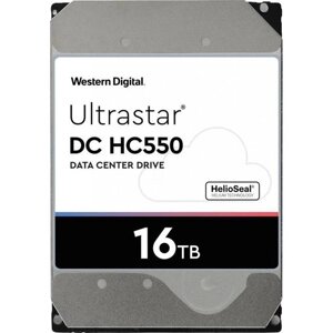 Жесткий диск 16 TB WD ultrastar DC HC550 7200rpm 512MB 3.5" SATA (0F38462)