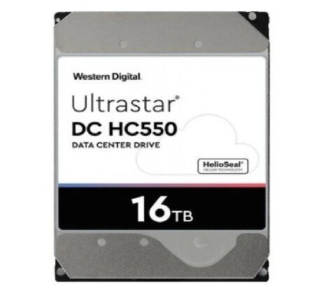 Жесткий диск 3.5 16Tb Western Digital Ultrastar DC hc550 SATA3 512 MB WDBBUR0160HNC-WRSN від компанії da1 - фото 1